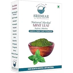 SRIDHAR Natural Herbal Mint Leaf | Pudina | Mentha | 200 Gram | Hair & Skin Care | All Hair & All Skin Type | All Age Group | Unisex | Prevents Dandruff & Head Lice | Prevents dark patches on face-picture-11