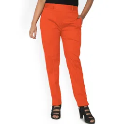 SRISARAS Women Mid-Rise Cotton Regular Trousers-picture-31
