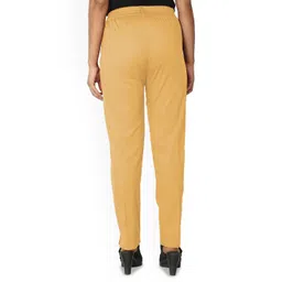 SRISARAS Women Pack Of 2 Regular Fit Mid-Rise Cotton Peg Trousers image 2