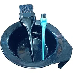 SRIYANSI SRIHANYA TRADERS Hair Dye Mixing Bowl Set with 2 Tinting Brushes for Hair and Beard-picture-18