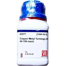 SRL Copper Metal Turnings, 99.5%, 40-100 mesh, 100GM, CAS : 7440-50-8,Atomic Formula: Cu, Atomic Weight : 63.55, Storage: Room Temperature, Shelf Life: 60 Months for laboratory and industrial use-picture-29