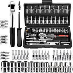 srsw 46 in 1 Pcs Tool Kit & Screwdriver Multi Purpose Combination Tool Case Precision Power & Hand Tool Kit-picture-14
