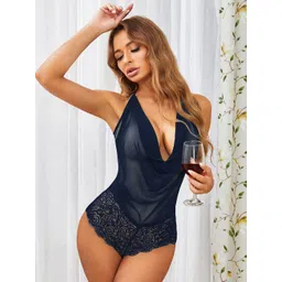 SSoShHub Halter Neck Baby Doll with High-Low-picture-22