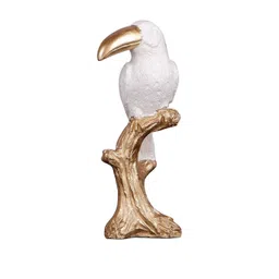 SSS SCULPTURE White & Gold Matte Finish Showpiece-picture-16