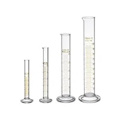 SSU Borosilicate Glass Measuring Cylinder 100ml, 50ml, 25ml Pack 6 Pcs-picture-12