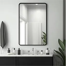 ssworld 12" x 18" Inch Rectangular Mirror-301 Bathroom Mirror-picture-19