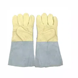 SSWW Kevlar Hand Gloves Beige and Grey Color Free Size, SSWW448 (Pack of 100 Pair)-picture-37