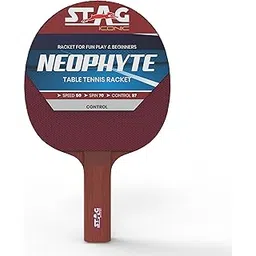 Stag Iconic 2024 Launch Neophyte Series Table Tennis (T.T) Racquet Discover Ping Pong Game with Vibrant,Playful Colors Beginner Play T.T Racket Perfect for New Players & Recreational Fun,Multicolor-picture-16