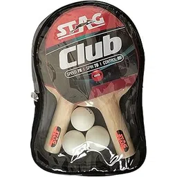 Stag Iconic Club Professional Table Tennis (T.T) Multiset - Table Tennis Rackets and T.T Balls Included| All-in-One Ping Pong Paddle Playset - Table Game Accessories-picture-6