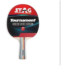 Stag Iconic Table Tennis (T.T) Racket | Advanced TT Racquets| Black/Red Grip Designed Comfortable Wooden Table Tennis Bat - Tournament-picture-20
