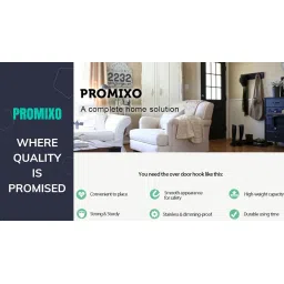 Stainless Steel 8 Pin Black Cloth Hanger Wall Mounted Bathroom Cloth Hanger,Coth Wall Hook,Door Hooks Rail for Hanging Keys,Clothes,Towel (Pack of 2) image 5