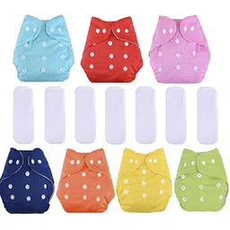 stakipo 100% Snap Buttoned Cloth Diapers [diaper with white insert 7]-picture-15