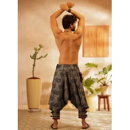 stand out Printed Cotton Men Harem Pants image 5