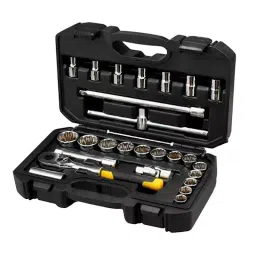 STANLEY 12.7 mm (1/2 Inch) Pear Head Ratchet Set Metric, STMT45503 (Set of 26)-picture-24