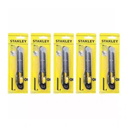 STANLEY 18 mm Plastic Slide Lock Snap-Off Knife STHT10323-800 (Pack of 5 Pcs)-image-4