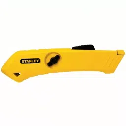 STANLEY 6.6 Inch Steel Metal Handle Safety Knife Yellow, STHT10193-picture-21