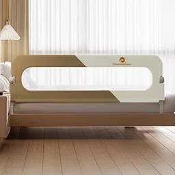 StarAndDaisy Bed Rails for Baby Safety/Bed Side Protector Guard from Falling with Instant Set up, 9- Level Height Adjustment & Easy to Fold - (1.8 Meter)-picture-30