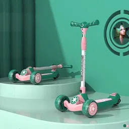 staranddaisy Glider Scooter for Kids Ages 3-12 Years Old Boy Girl, 4 Adjustable Height Kids Scooter-picture-20