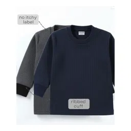 STARFOX Boys Pack Of 2 Cotton Round Neck Full Sleeve Thermal Tops-picture-18
