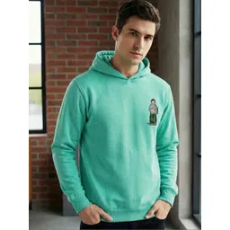 STARFOX Men Embroidered Hooded Sweatshirt image 1