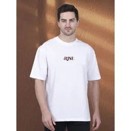 STARFOX Men Graphic Printed Embroidered Regular Fit T-shirt-image-3