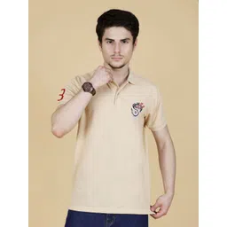 STARFOX Men Solid Polo Collar Cotton T-shirt-picture-17