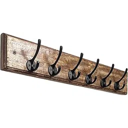Stark Industry Wooden Wall Hooks for Home Storage, Hanging Clothes Towel and Other Hanging Items (Size-20×3.5 inch) Mango Wood (Single)-picture-11