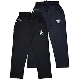 STARLATH Boy's Regular Fit Track Pants, Pajamas and Lowers for Kids Combo (Pack of 2)-picture-11