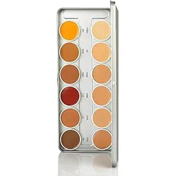 STARS COSMETICS Foundation for Face Makeup | Professional HD 12-in-1 Color Corrector Palette | Waterproof, Sweatproof, Long-Lasting & Full Coverage For All Skin Types | Multicolor (48g)-picture-11