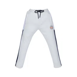 Status Quo Boys Beige & Navy Blue Solid Track Pants-picture-57