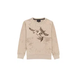 Status Quo Boys Birds and Typography Printed Round Neck Full Sleeve Pullover Sweatshirt-picture-42