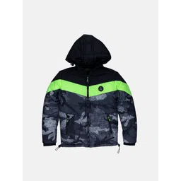 Status Quo Boys Black Colourblocked Padded Jacket-picture-16
