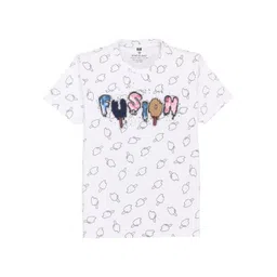 Status Quo Boys Graphic Printed Round Neck T-shirt-picture-36