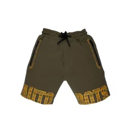 Status Quo Boys Olive Green Printed High-Rise Shorts-picture-13