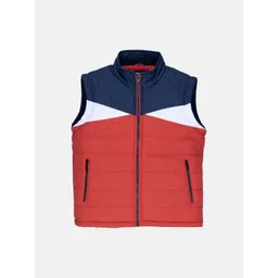 Status Quo Boys Orange Colourblocked Padded Jacket-picture-22