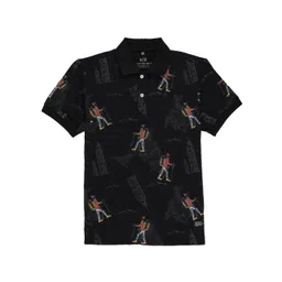 Status Quo Boys Printed Polo Collar T-shirt-picture-36