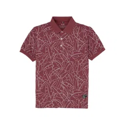 Status Quo Boys Printed Polo Collar Tropical Pockets T-shirt-picture-22