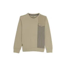 Status Quo Boys Solid Round Neck Cotton Pullover Sweatshirt-picture-27