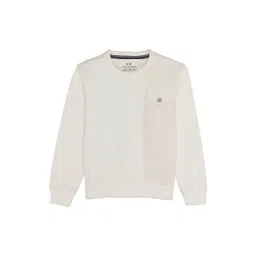 Status Quo Boys Solid Round Neck Cotton Pullover Sweatshirt-picture-28