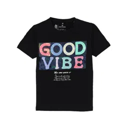 Status Quo Boys Typography Printed Applique T-shirt-picture-40