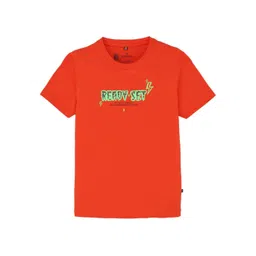 Status Quo Boys Typography Printed Applique T-shirt-picture-26