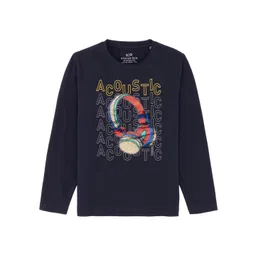 Status Quo Boys Typography Printed Round Neck Cotton T-shirt-picture-28