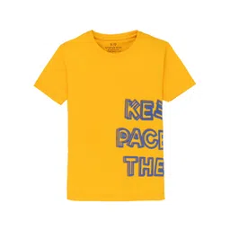 Status Quo Boys Typography Printed Round Neck Cotton T-shirt-picture-26