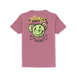 Status Quo Boys Typography Printed Round Neck Short Sleeves Cotton T-shirt-picture-31