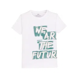 Status Quo Boys Typography Printed Round Neck Short Sleeves Cotton T-shirt-picture-33