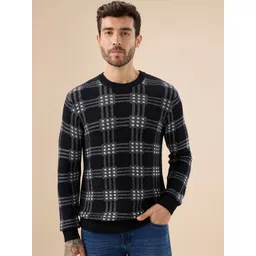 Status Quo Checked Pullover Sweater-picture-37