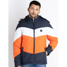 Status Quo Colourblocked Hooded Puffer Jacket-picture-20