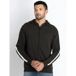 Status Quo Cotton Hooded Front-Open Sweatshirt-picture-21