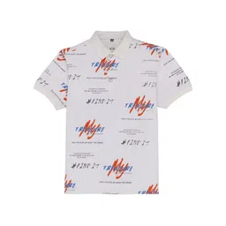 Status Quo Kids Typography Printed Polo Collar T-shirt-picture-31