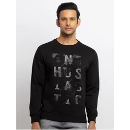 Status Quo Men Black Printed Round Neck Sweatshirt-picture-23